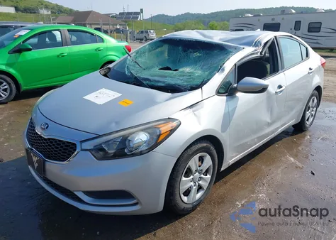 2016 Kia Forte Lx z USA, uszkodzony, nr VIN KNAFK4A60G5541963